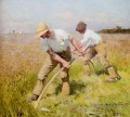 Les Tondeuses modernes paysans Impressionniste Sir George Clausen